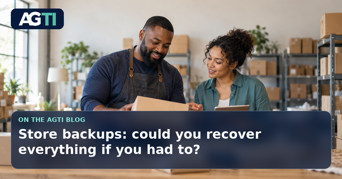 People review store operations. Cover for an article on store backups and recovery validation.