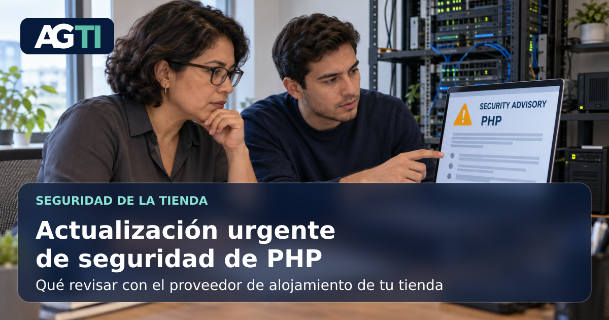 Actualización urgente de seguridad de PHP